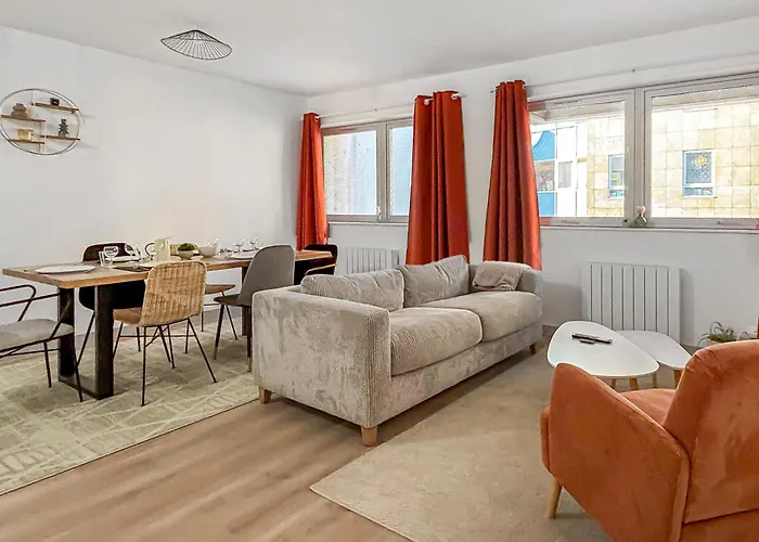 Et Spacieux T3 - Centre Du Mans & Proche Commodites 勒芒